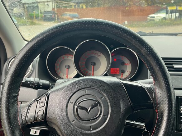 2008 Mazda 3 I (BK) Рестайлинг, красный, 620000 рублей - вид 6