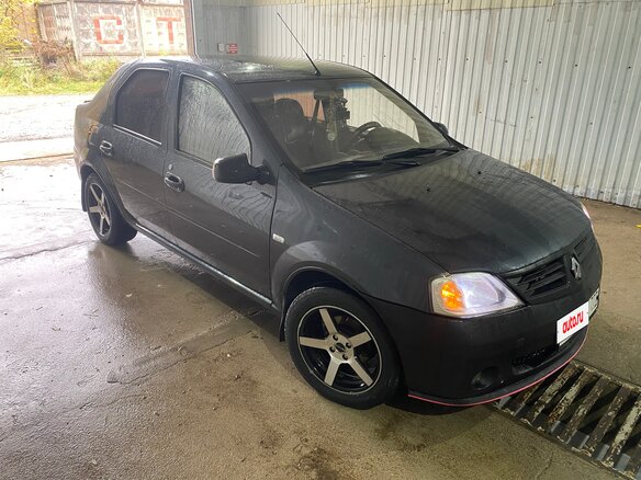 2009 Renault Logan I, серый, 340000 рублей - вид 2