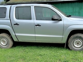 2016 Volkswagen Amarok I Рестайлинг, серебристый, 1900000 рублей, вид 4
