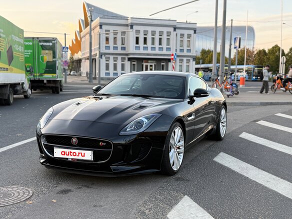 2015 Jaguar F-Type S I, чёрный - вид 3