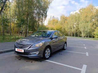 2016 Hyundai Solaris I Рестайлинг, серый, 970000 рублей, вид 1