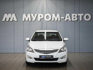 2016 Hyundai Solaris I Рестайлинг, белый, 970000 рублей, вид 3