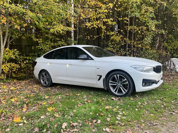 2015 BMW 3 серии Gran Turismo 320d xDrive VI (F3x), белый, 1900000 рублей