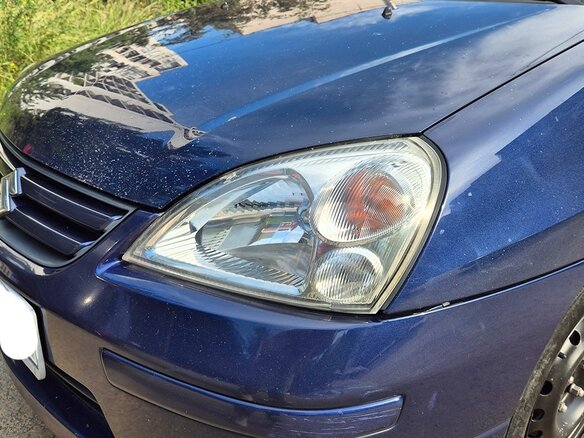2007 Suzuki Liana I Рестайлинг, синий, 500000 рублей - вид 5