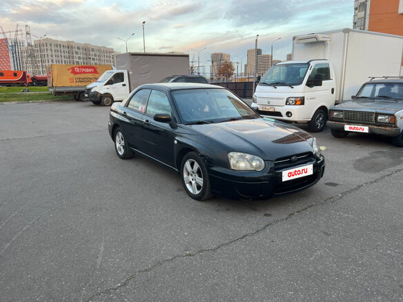 2004 Subaru Impreza II Рестайлинг 1, чёрный, 429000 рублей