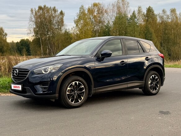 2016 Mazda CX-5 I Рестайлинг, синий, 1930000 рублей - вид 1