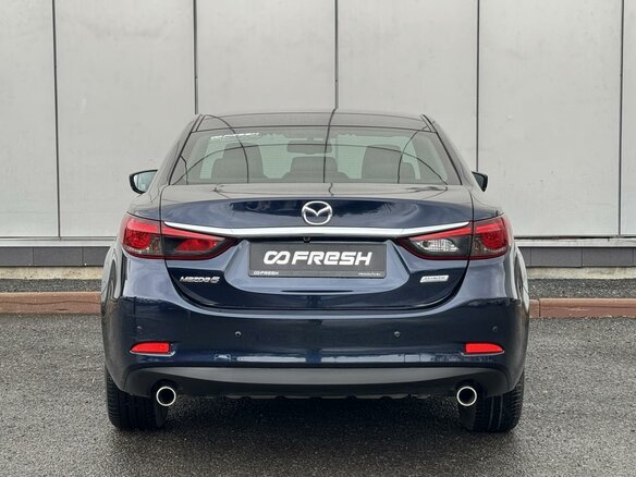 2016 Mazda 6 III (GJ) Рестайлинг, синий, 1750000 рублей - вид 3