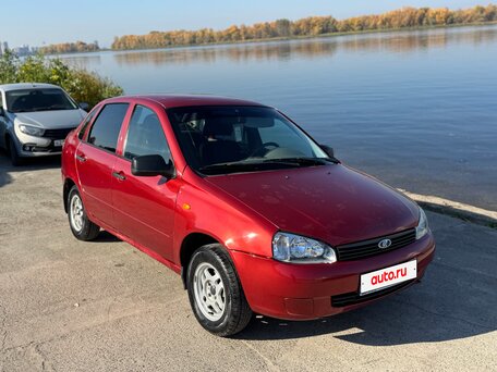 2007 Lada (ВАЗ) Kalina I, красный, 170000 рублей, вид 3