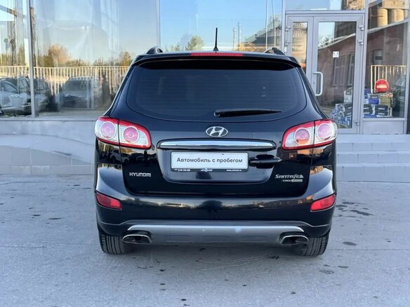2011 Hyundai Santa Fe II Рестайлинг, чёрный - вид 5