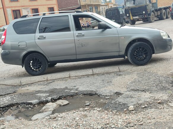 2013 Lada (ВАЗ) Priora I Рестайлинг, серый, 300000 рублей - вид 3