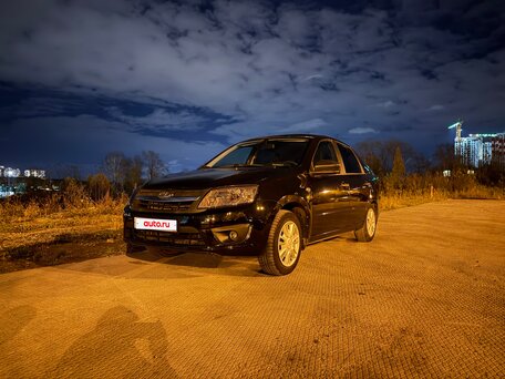 2018 Lada (ВАЗ) Granta I, чёрный, 540000 рублей, вид 4
