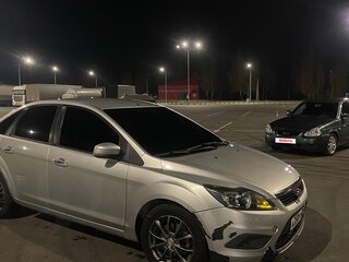 2009 Ford Focus II Рестайлинг, серебристый, 370000 рублей, вид 4