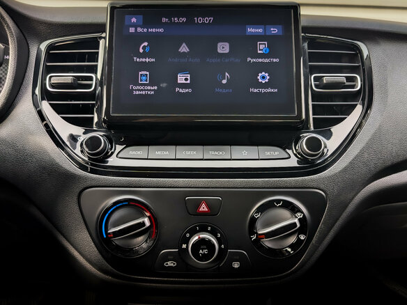 2022 Hyundai Solaris II Рестайлинг, синий, 1585000 рублей - вид 14