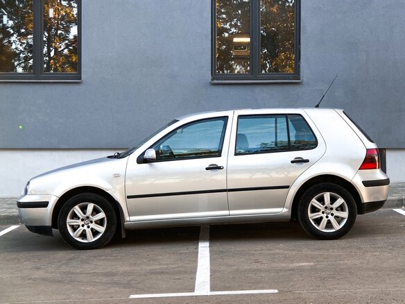 2001 Volkswagen Golf IV, серебристый - вид 6