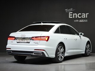 2022 Audi A6 40 TDI V (C8), белый, 4742000 рублей, вид 4
