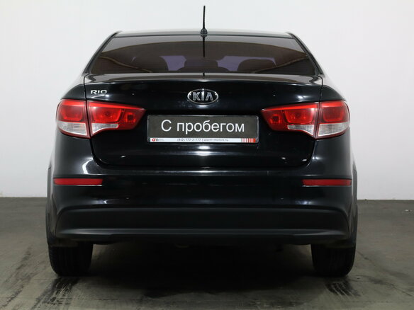 2015 Kia Rio III Рестайлинг, чёрный, 829000 рублей - вид 4