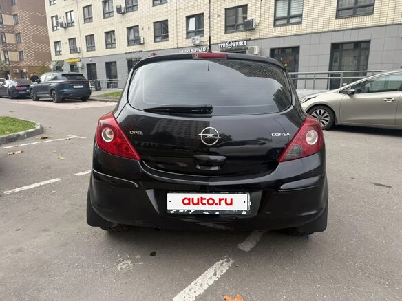 2008 Opel Corsa D, чёрный, 390000 рублей - вид 2