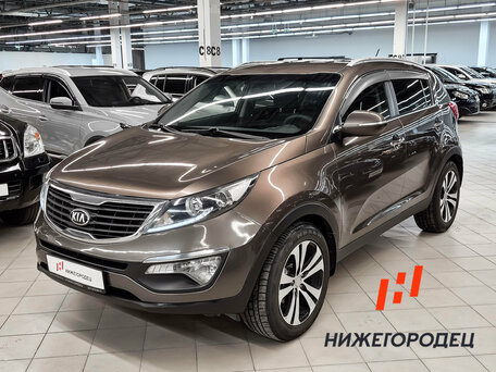 2013 Kia Sportage III, коричневый, 1146000 рублей, вид 1