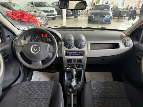 2012 Renault Logan I Рестайлинг, серый, 580000 рублей - вид 12