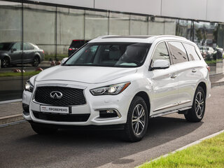 2017 Infiniti QX60 I Рестайлинг, белый, 2049000 рублей, вид 3