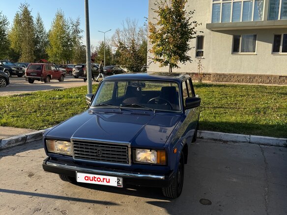 2003 Lada (ВАЗ) 2107, синий, 350000 рублей - вид 3