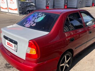 2005 Hyundai Accent ТагАЗ II, красный, 280000 рублей, вид 5
