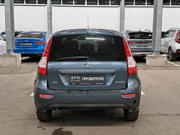 2014 Lada (ВАЗ) Kalina II, синий, 450000 рублей - вид 5