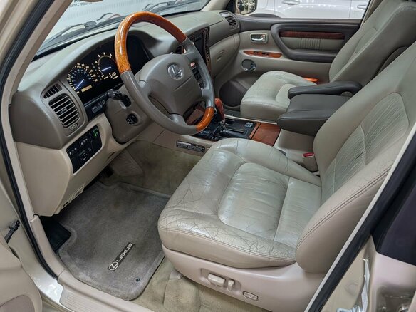 2002 Lexus LX 470 II, золотистый, 1699000 рублей - вид 9
