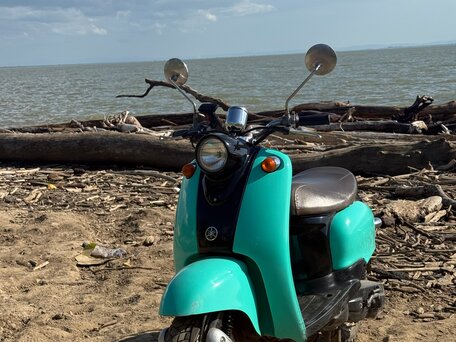 2003 Yamaha Vino 50, голубой, 60000 рублей, вид 3