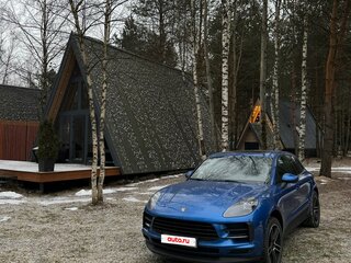 2020 Porsche Macan I Рестайлинг, синий, 5000000 рублей, вид 2