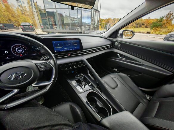 2021 Hyundai Elantra VII (CN7), белый, 2030000 рублей - вид 13