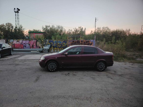 2003 Opel Astra G, красный, 189999 рублей - вид 4