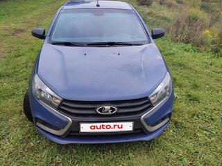 2017 Lada (ВАЗ) Vesta I, синий, 715000 рублей, вид 4