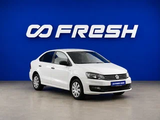 2016 Volkswagen Polo V Рестайлинг, белый, 1049643 рублей, вид 1