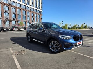 2021 BMW X3 30i sDrive III (G01), синий, 3700000 рублей, вид 2