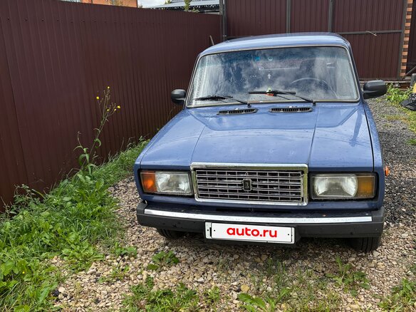 2006 Lada (ВАЗ) 2107, синий, 240000 рублей