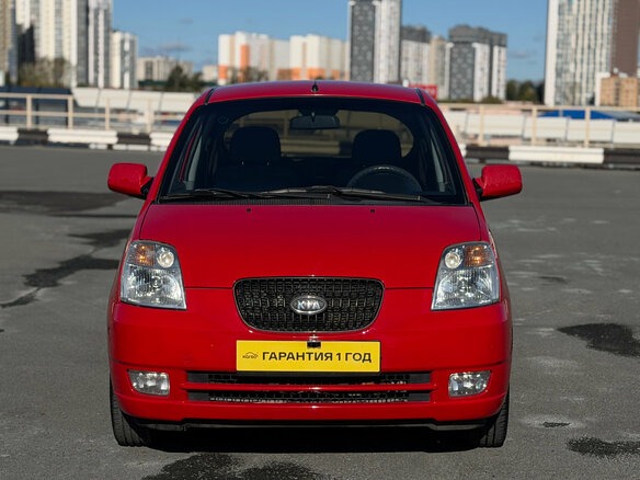 2007 Kia Picanto I Рестайлинг, красный, 460000 рублей - вид 1