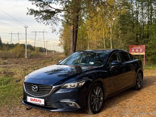 2015 Mazda 6 III (GJ) Рестайлинг, синий, 1850000 рублей, вид 1