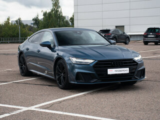 2018 Audi A7 55 TFSI II (4K), синий, 5148000 рублей, вид 3