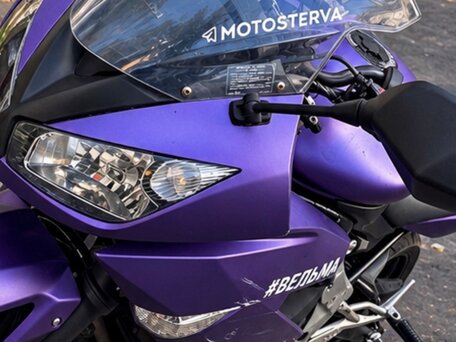 2012 Kawasaki ER-4F (Ninja 400R), фиолетовый, 320000 рублей, вид 4