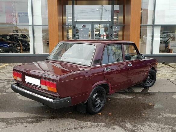 2008 Lada (ВАЗ) 2107, пурпурный, 175000 рублей - вид 4