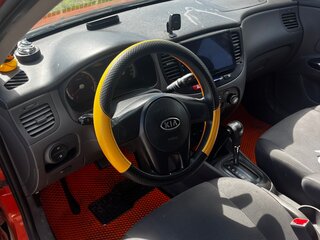 2009 Kia Rio II Рестайлинг, оранжевый, 660000 рублей, вид 4