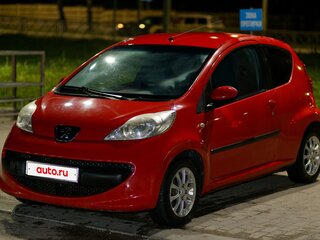 2007 Peugeot 107 I, красный, 250000 рублей, вид 1