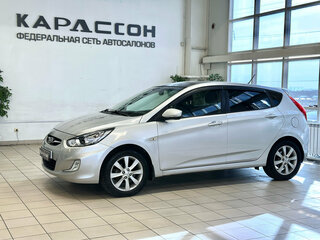 2012 Hyundai Solaris I, серебристый, 720000 рублей, вид 1