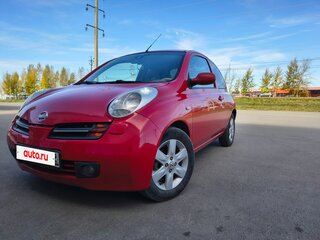 2004 Nissan Micra III (K12), красный, 410000 рублей, вид 1