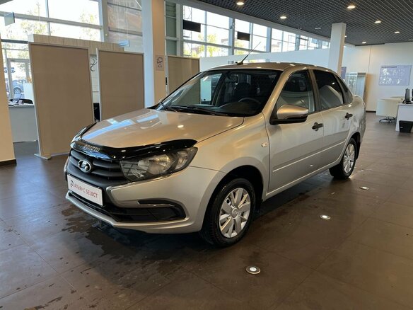 2018 Lada (ВАЗ) Granta I Рестайлинг, серебристый, 580000 рублей - вид 6