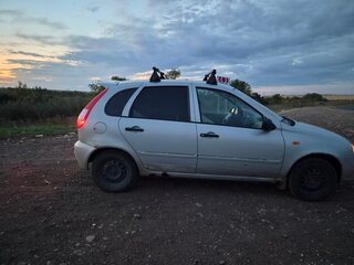 2008 Lada (ВАЗ) Kalina I, серебристый, 110000 рублей, вид 4