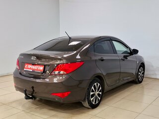 2016 Hyundai Solaris I Рестайлинг, коричневый, 995000 рублей, вид 4