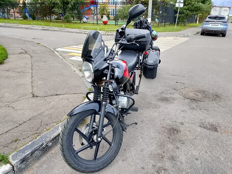 2020 Bajaj Boxer BM 150X, чёрный, 90000 рублей, вид 4