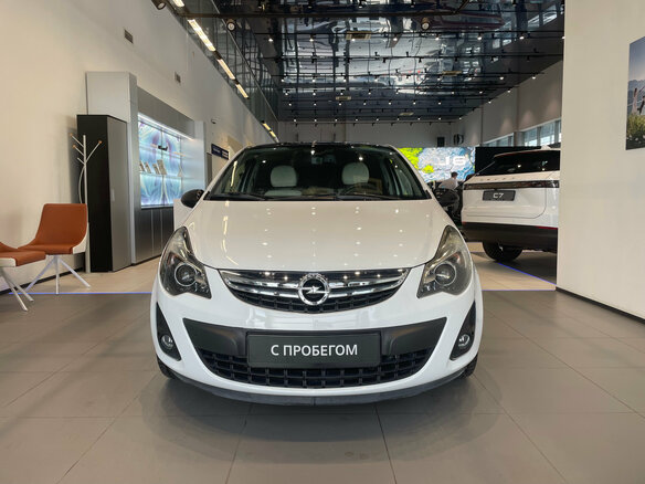2013 Opel Corsa D Рестайлинг II, белый - вид 1